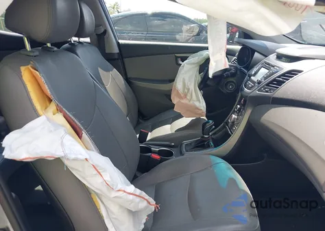 2015 Hyundai Elantra Limited z USA, uszkodzony, nr VIN 5NPDH4AE6FH619421